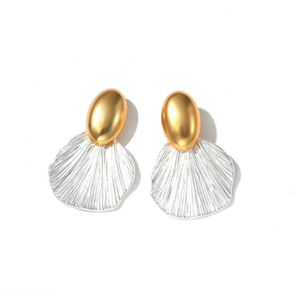 Betta Gold And Silver Earrings