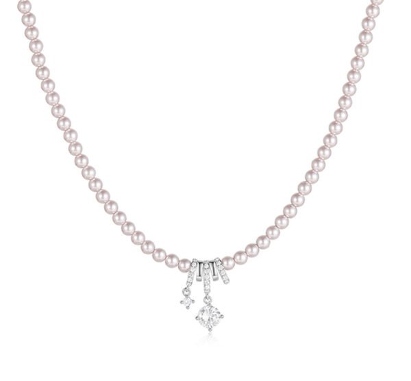 Luxury Swarovski Pearl Teardrop Zirconia Necklace