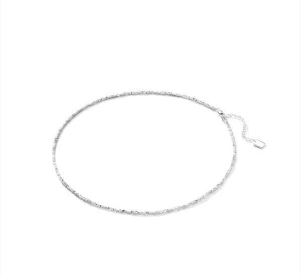 Niche high-end design silver clavicle necklace