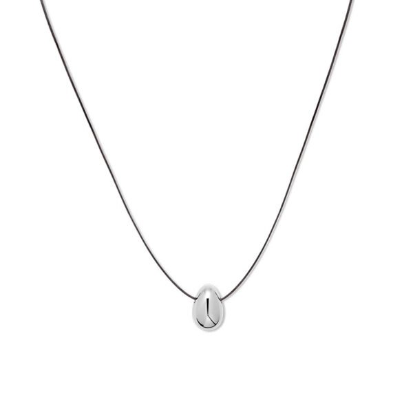 Teardrop pendant adjustable sweater chain
