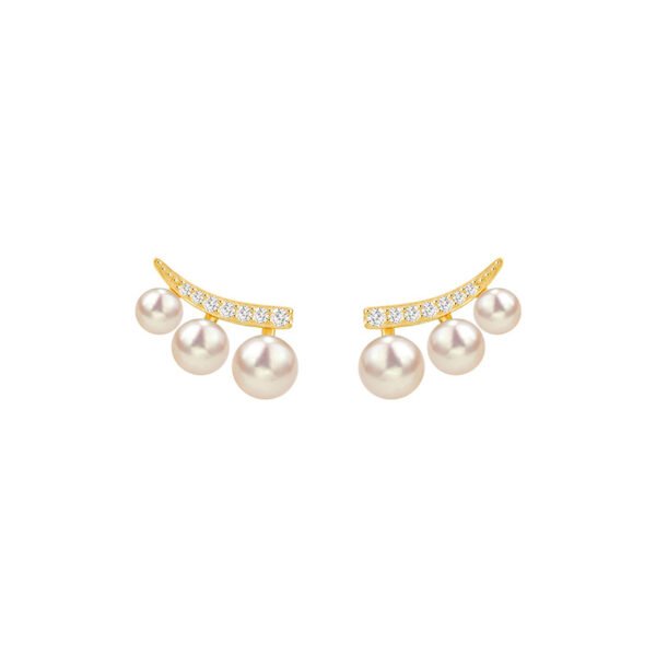 Italian-style exquisite Swarovski pearl earrings