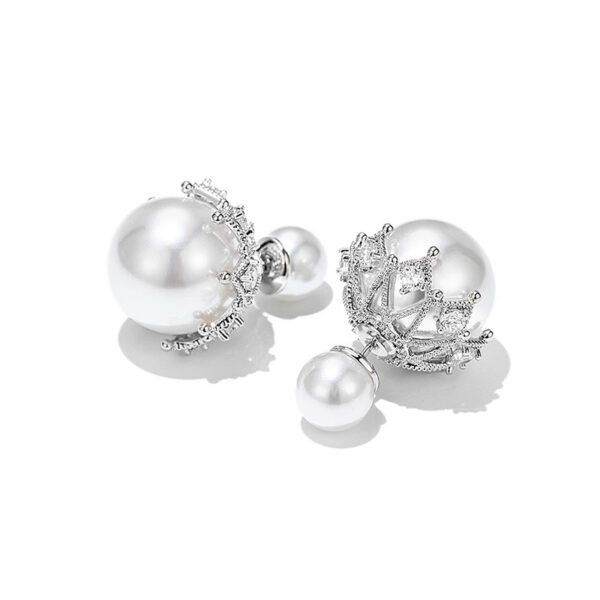 Luxury Niche Double-Sided Pearl Earrings
