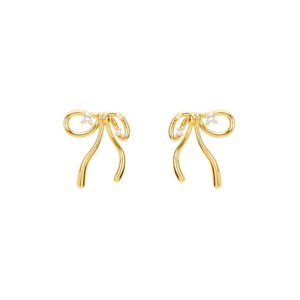 Starlight Ribbon Knot Earrings