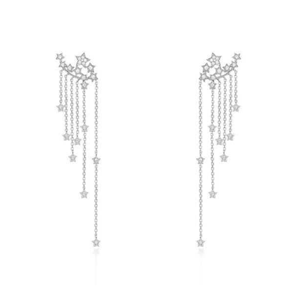 Elegant Midnight Starry Sky Earrings