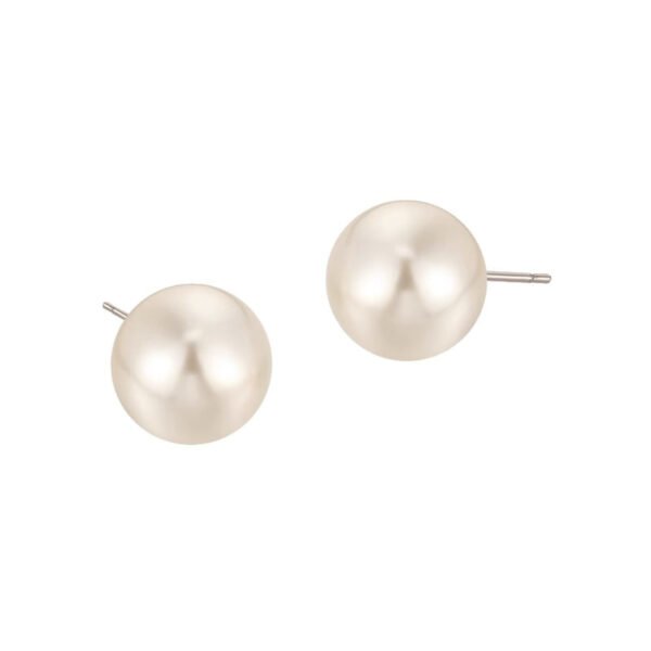 Simple Swarovski Pearl Stud Earrings