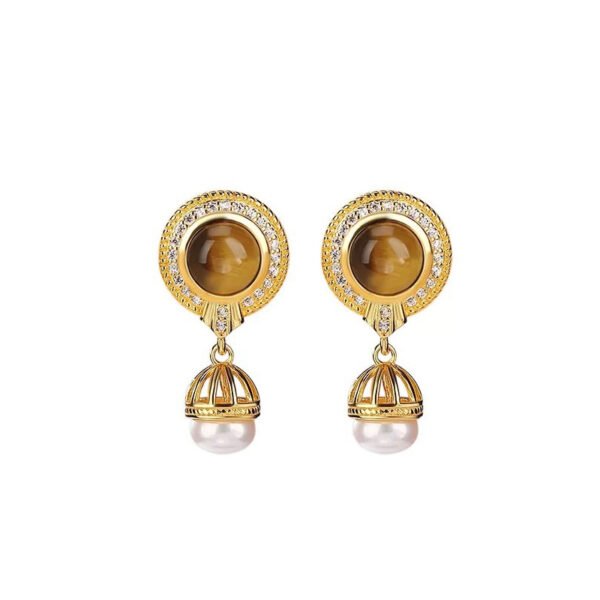 Tiger's eye and mother-of-pearl