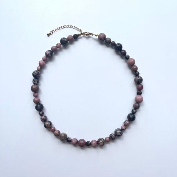 Dried Rose Natural Stone Necklace