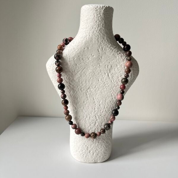 Dried Rose Natural Stone Necklace